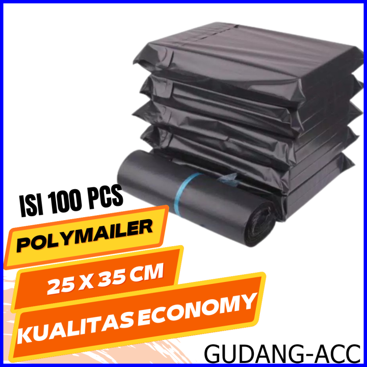 Polymailer Polimailer Plastik Packing Hitam X Cm Lazada Indonesia