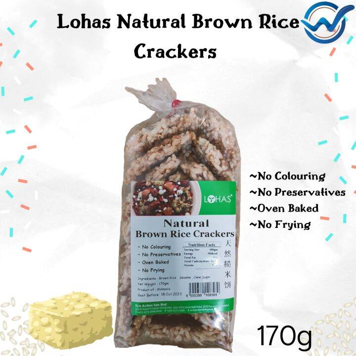 Lohas Natural Brown Rice Crackers G Lazada