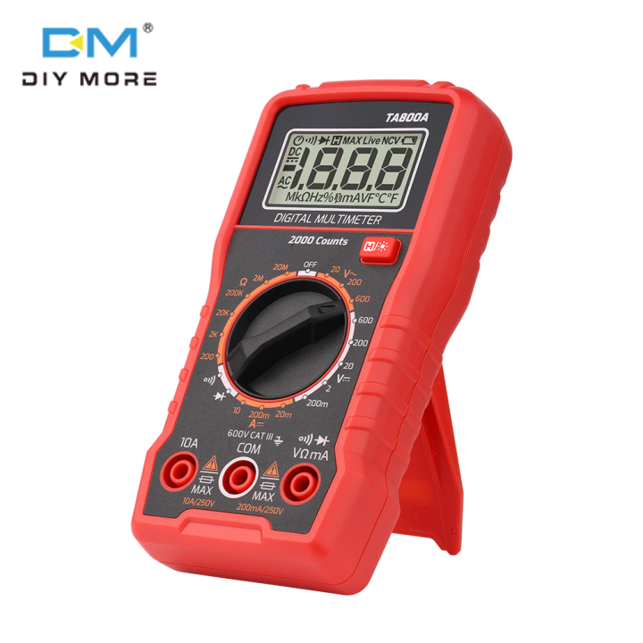 Diymore Ta A Multimeter V Digital Multimeter With Dc Ac Voltmeter