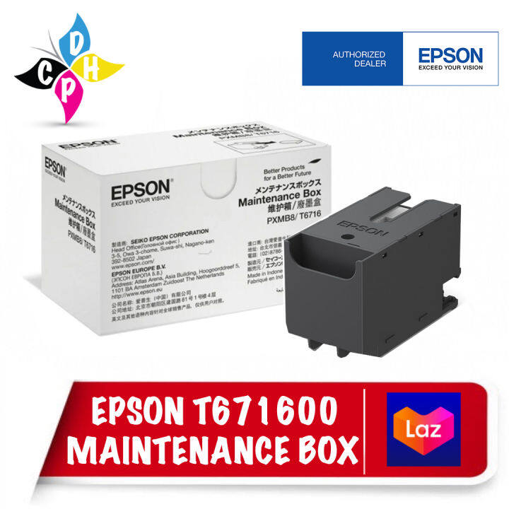 Epson Maintenance Box C13T671600 For WF C5790 5290 Lazada PH