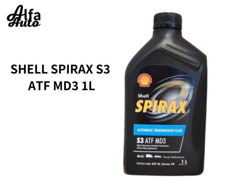 Shell Spirax S3 Atf MD3 1L Auto Transmission Fluid Gear Oil Minyak