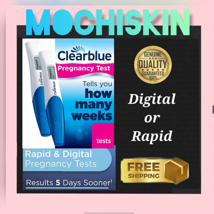 Clearblue Digital Or Rapid Pregnancy Test With Smart Countdown Lazada PH