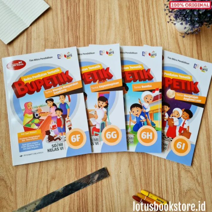 Buku Bupetik SD Kelas 6 Semester 2 6F 6G 6H 6I Buku Penilaian