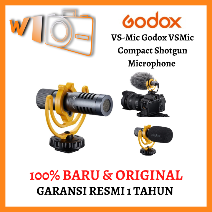 Godox VS Mic Godox VSMic Compact Shotgun Microphone Lazada Indonesia