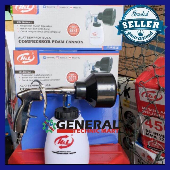 HL H L Alat Semprot Busa Compressor Foam Cannon Snow Wash Lazada