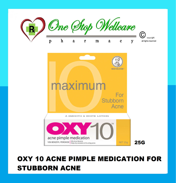 Oxy Acne Pimple Medication For Stubborn Acne G Exp Lazada