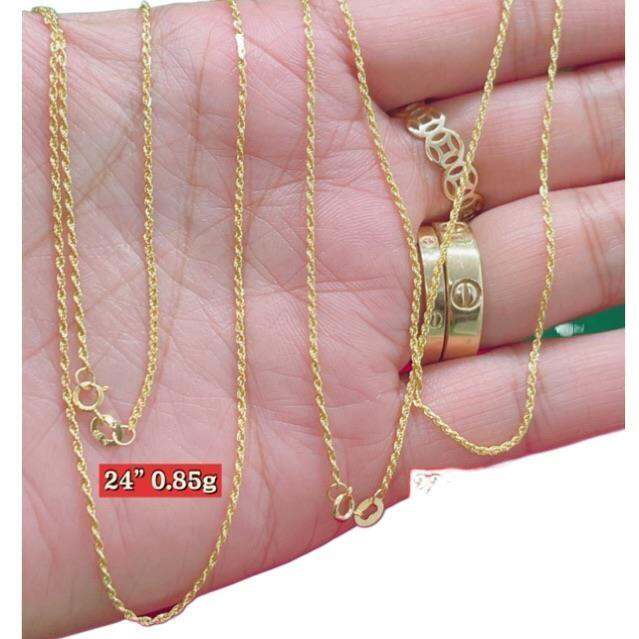 Pawnable K Saudi Gold Rope Chain Lazada Ph