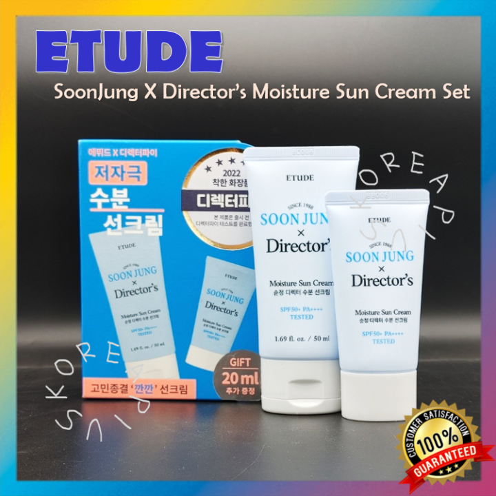 Etude Soonjung Director S Moisture Sun Cream Set Spf Pa