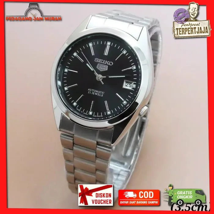 Jam Tangan Seiko Saiko Otomatis Automatic Jewels Quartz Mesin