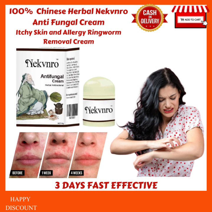 Nekvnro Anti Fungal Cream Chinese Herbal Eczema Psoriasis Treatment