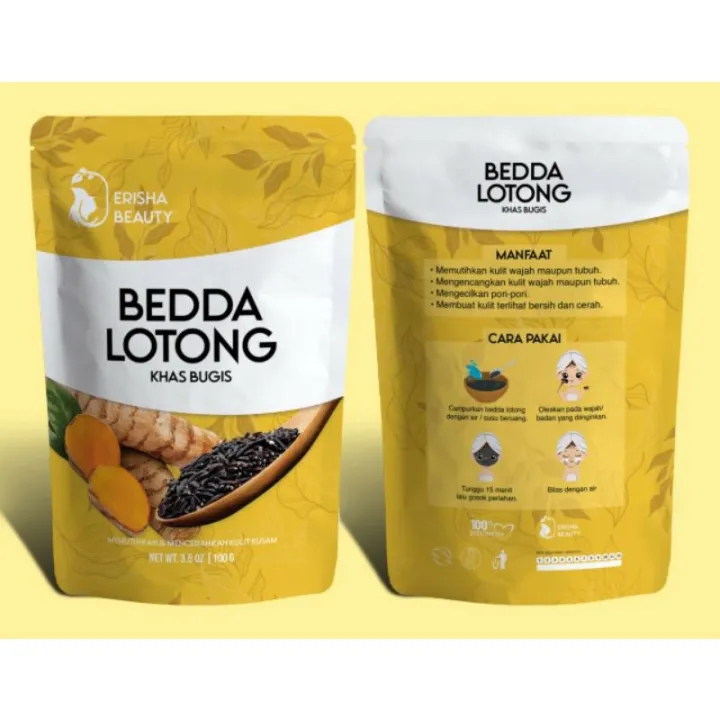 Lulur Bedda Lotong By Erisha Beauty Lulur Viral Bedak Lotong Bubuk