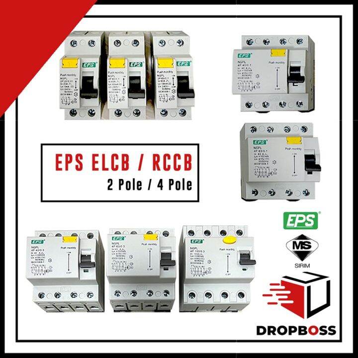 Eps Elcb Rccb Pole Pole Ka Elcb A A A Residual Current