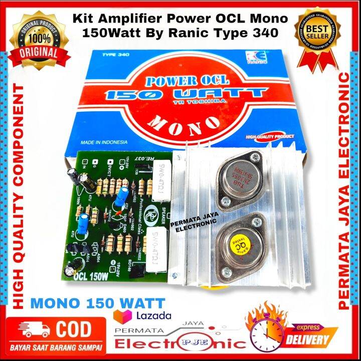 Kit Amplifier Power Ocl Mono Watt By Ranic Type Lazada Indonesia