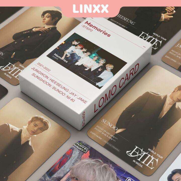 LINXX 55 Pcs ENHYPEN Memories STEP 2 Album Lomo Card Kpop Photocards