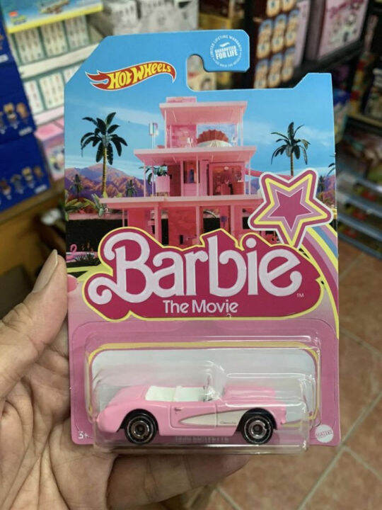 Hotwheels Barbie The Movie 1956 Corvette Pink Special Edition Lazada