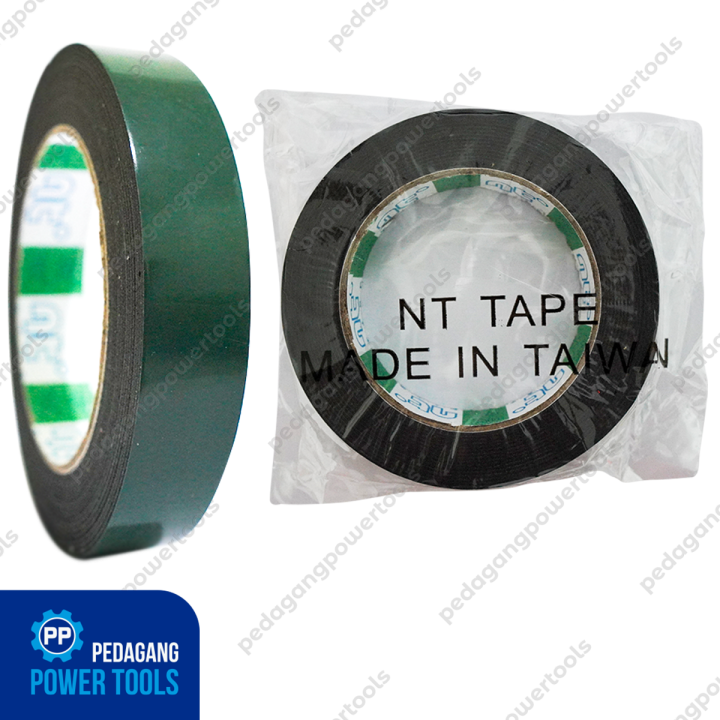 Nt Double Tape Hijau X Meter Busa Foam Dobel Tip Perekat Lakban