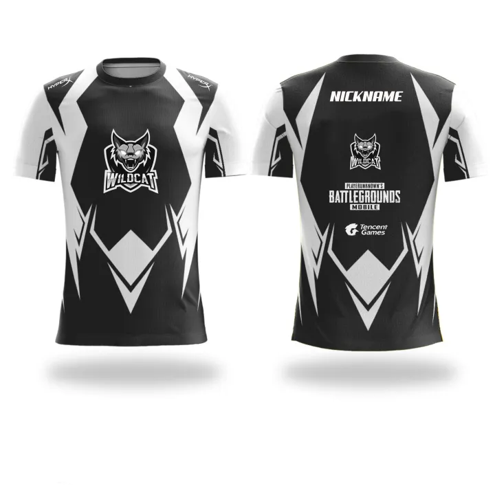 Kaos Baju Jersey Gaming Esport PUBG Free Fire FF Mobile Legend ML