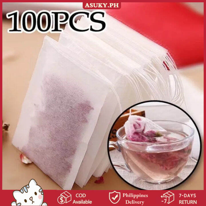 Codlocal Deliver Pcs Tea Bags Empty Scented Teabags With String