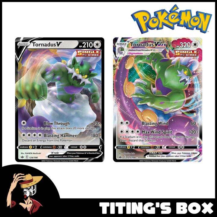 EN Pokemon TCG Tornadus V 124 198 Tornadus Vmax 125 198 Chilling