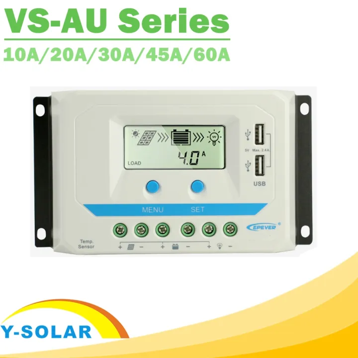 Epever Pwm A A A A A Solar Charge Controller Vs Au Series