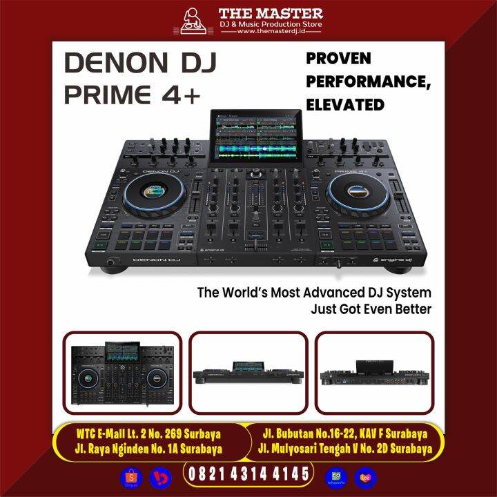 Denon Dj Prime Prime Plus Standalone Dj System Dj Controller