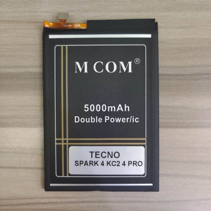 Battery Batere Batre Baterai Double Power Mcom Tecno Spark Kc Pro