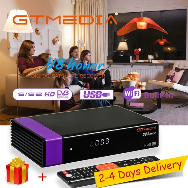 Gtmedia V Honor Satellite Receiver With Built In Wifi H Full Hd