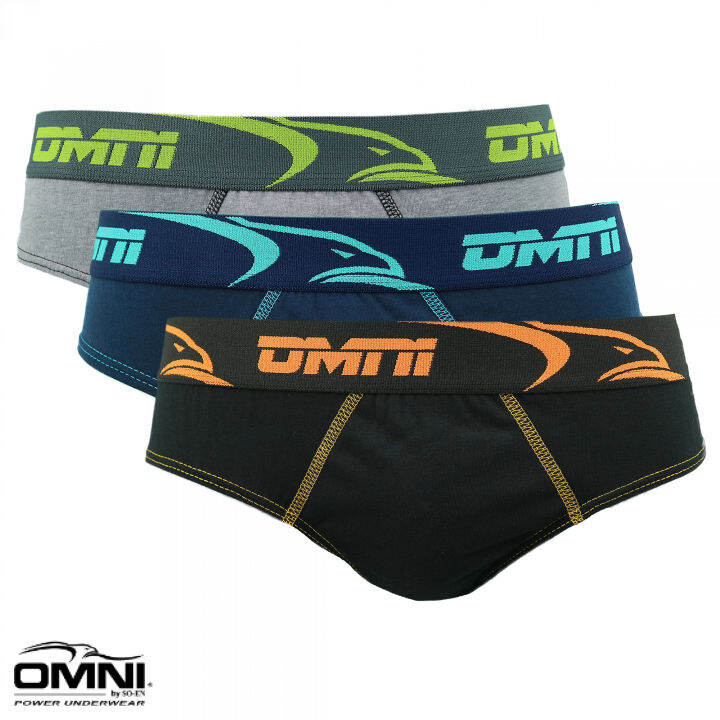 OMNI By SOEN Men S 3in1 Eagle Eye Cotton Bikini Brief Lazada PH