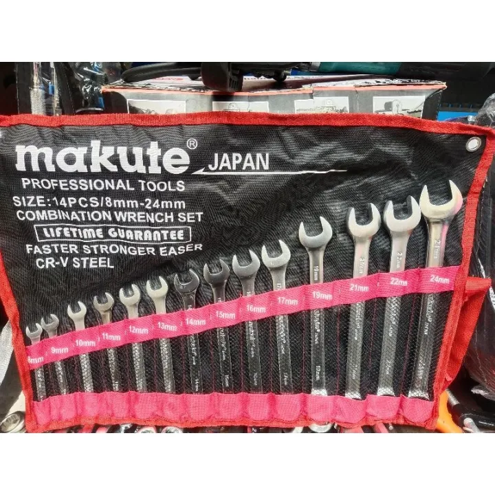 Makute Japan Pcs Combination Wrench Set Mm Mm Lazada Ph