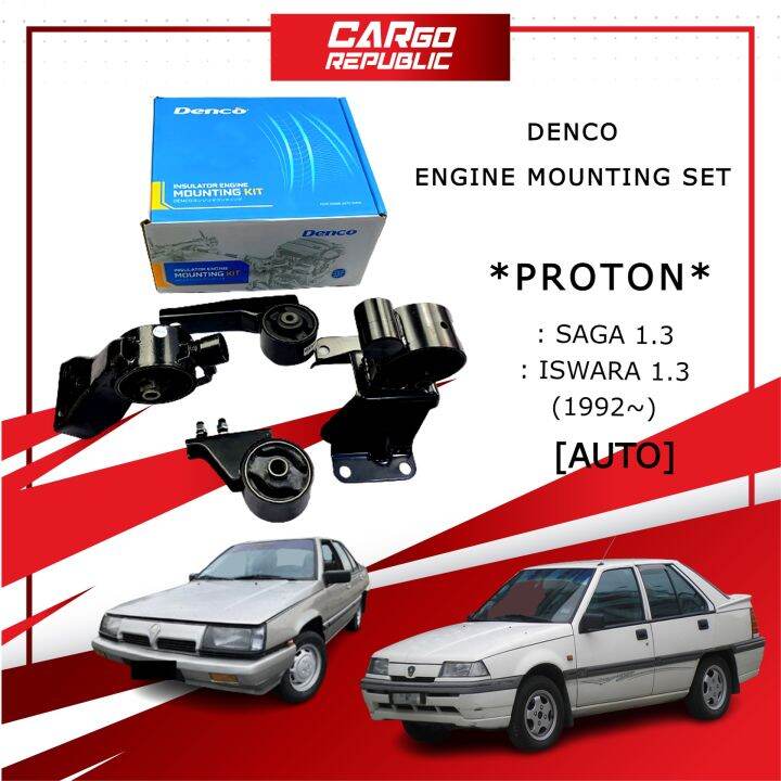 Denco Proton Saga Iswara Auto Engine Mounting Kit Set