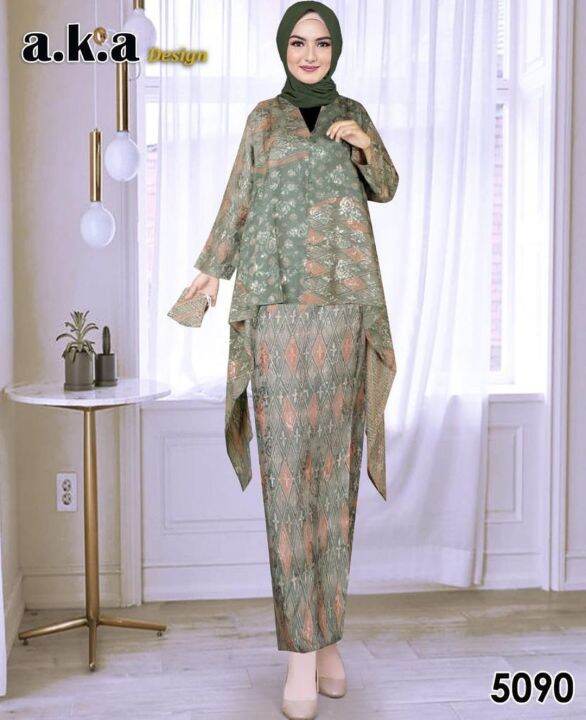 Cod New Collection Gamis Semi Sutra Pesta Mewah Kebaya Baju