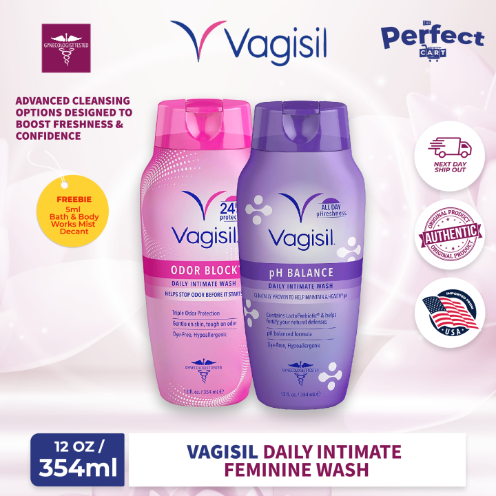 Vagisil Daily Intimate Feminine Wash Gynecologist Tested Odor Block Oz I Ph Balanced Oz