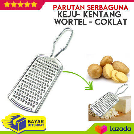 Alat Parutan Parut Keju Kentang Stainless Steel Lazada Indonesia