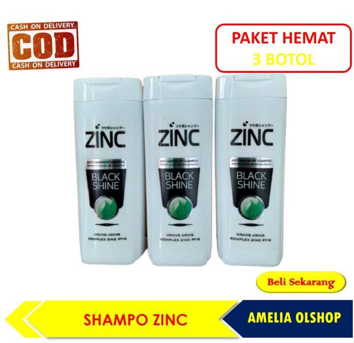 Paket Hemat Botol Shampo Zinc Refreshing Cool Ml Botol Zinc