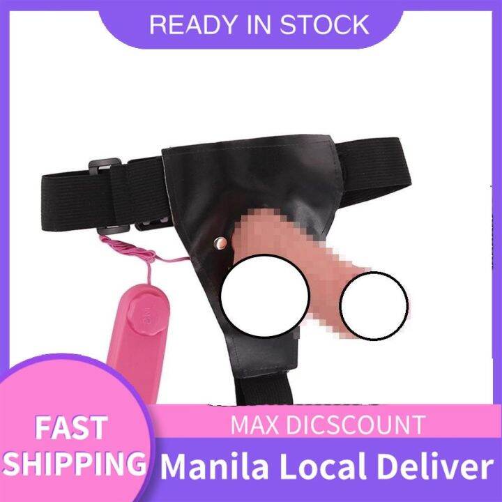 Multispeed Vibrating Hollow Strap On Penis Dildo Lazada PH