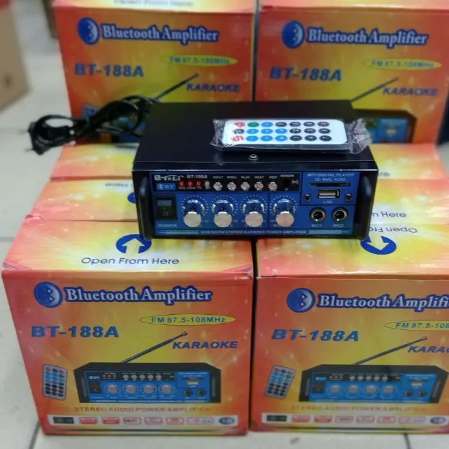 Power Amplifier Mini Teli Bt A Bluetooth Usb Radio Lazada Indonesia