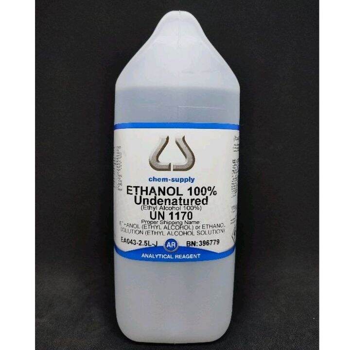 Absolute Ethanol 2 5L AR Laboratory Analytical Reagent Lazada PH