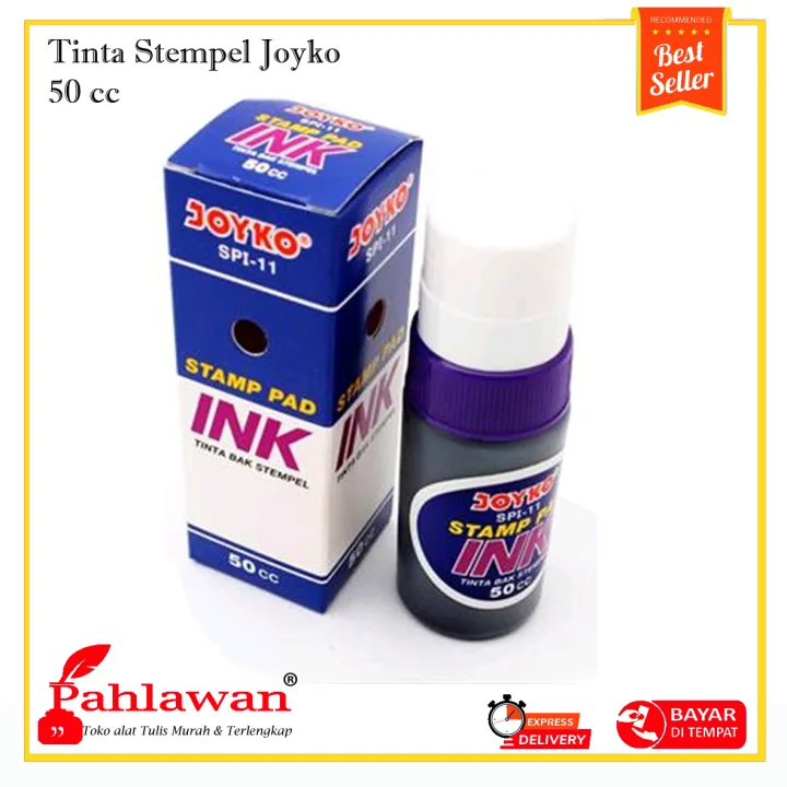 Tinta Bak Stempel Joyko SPI 15 Stamp Pad Ink 500 Cc Pulpen Atk