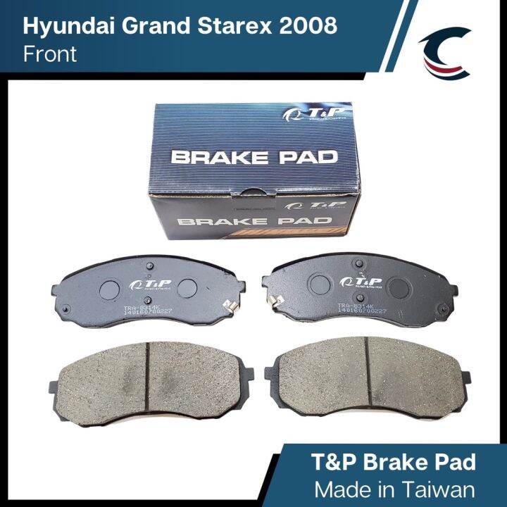 T P Brake Disc Pad FRONT For Hyundai Grand Starex 2008 TRA 8314K