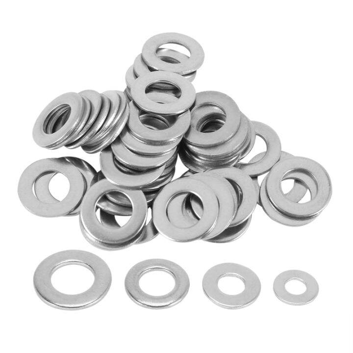 Metric Washer Mixed 200 Pack M3 M4 M5 M6 Form A Thick Flat Washers