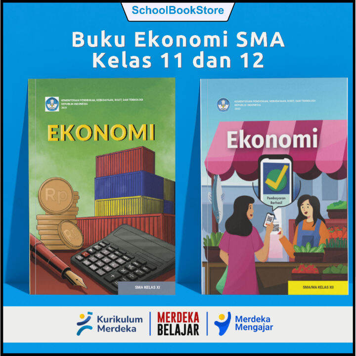 Buku Paket Pelajaran EKONOMI KELAS 11 12 1 2 XI XII SMA Kurikulum