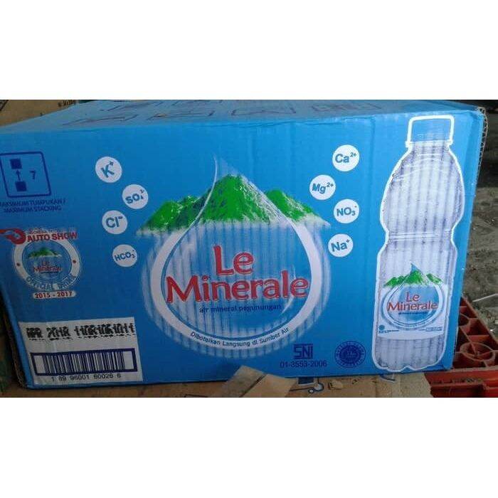 Le Minerale Air Mineral 600 Ml 1 Karton 24 Botol X 600 Ml Air Putih