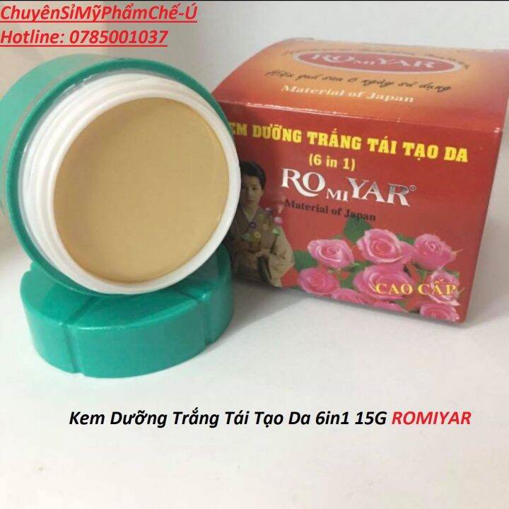 Kem Dưỡng Trắng Tái Tạo Da 6in1 15G Romiyar Lazada vn