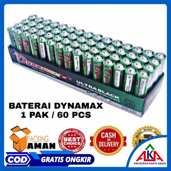 Grosir Baterai Dynamax AA AAA 1 Pack Isi 60 Lazada Indonesia