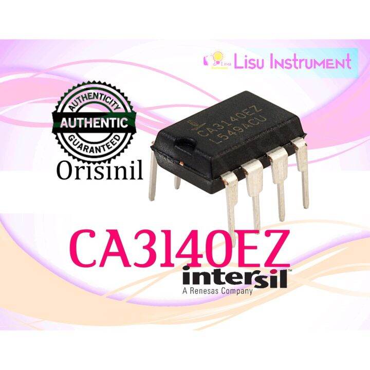 ORIGINAL CA3140EZ 4 5MHz BiMOS Operational Amplifier W MOSFET Input