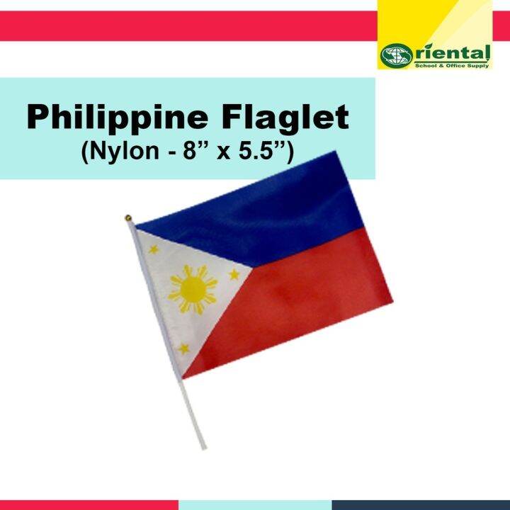 NEW Philippine Flag Lightweight Flaglets Small Watawat Flags With