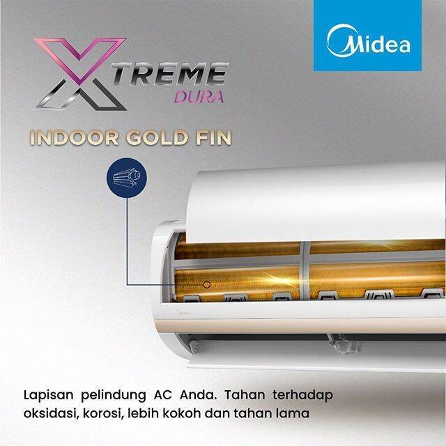 Ac Midea Pk Split Standard Msaf Crn R Goldfin Only Jakarta