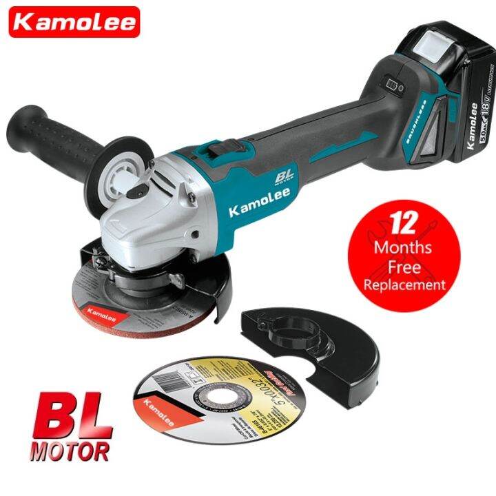 Kamolee Tool 100mm 125mm 18500rpm Brushless Rechargeable Electric Angle