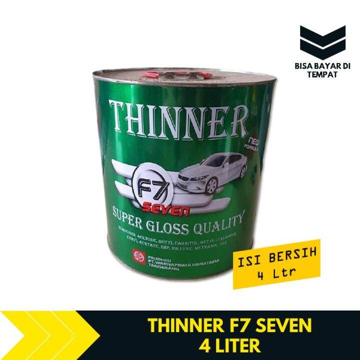 Tiner Thinner F Seven Campuran Pengencer Cat Kaleng Liter Tbms