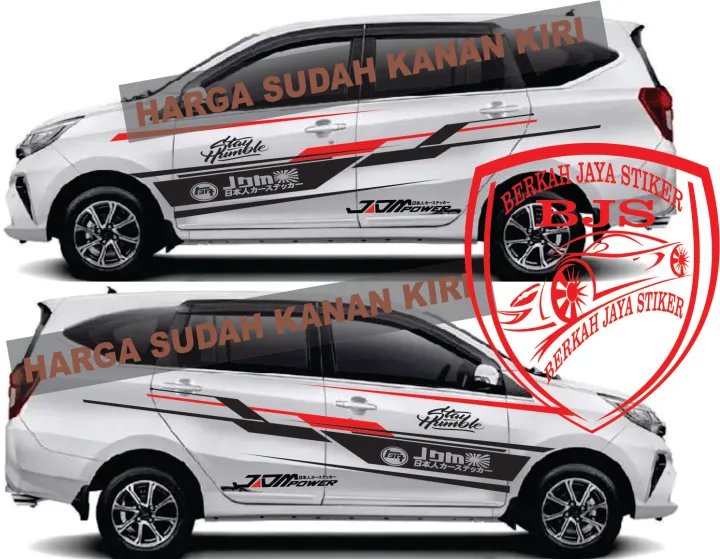 New Stiker Mobil Calya Sigra Terbaru Stiker Mobil Cutting List Ertiga